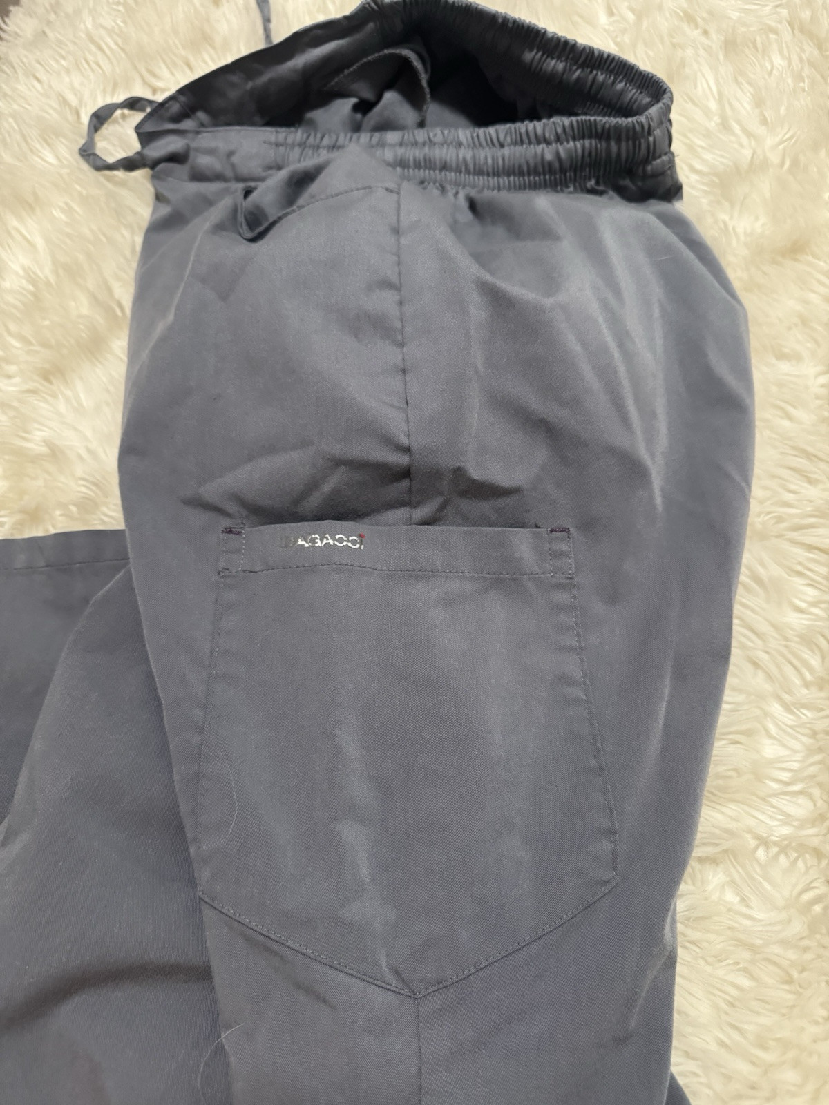 Dagacci Grey Scrub Pants Size Small - image 4