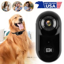Wearable Pet Camera 1080P Mini Cam App Control Collar Clip for Dog Cat 32G Kit