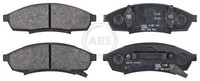 A.B.S. Bremsbelagsatz Scheibenbremse 38376 FüR Buick Chevrolet Oldsmobile Regal