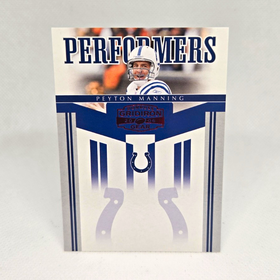 Donruss/Playoff 2006 Gridiron Gear Performers Peyton Manning #PR-24 Red Colts