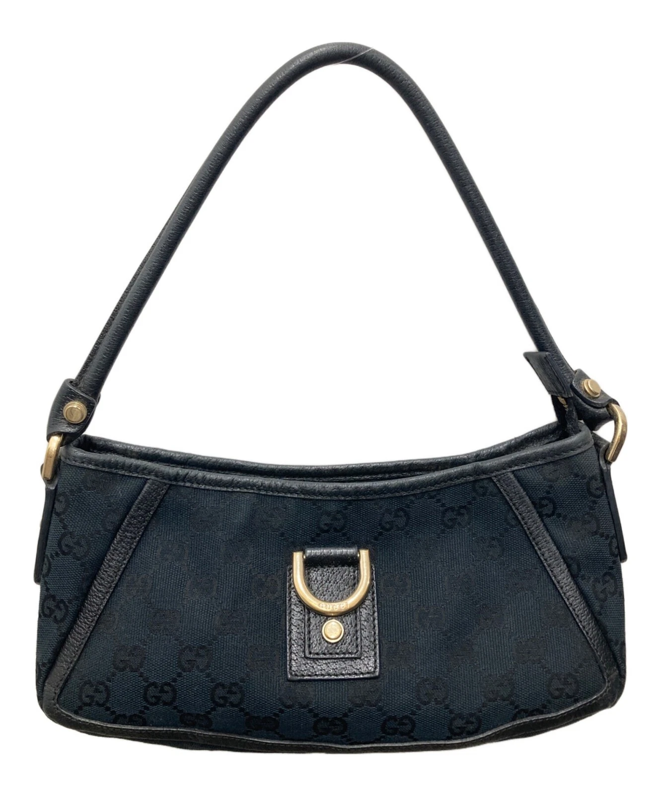 Gucci — Gucci GG 130939 Canvas Black Shoulder Bag #TFB3895