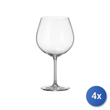 4x Bohemia 6 calici gintonic Reserve in vetro sonoro trasparente cl. 72