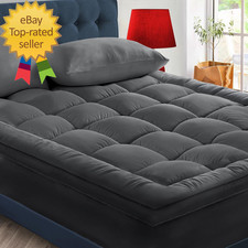 Mattress Topper Queen Size Extra Thick Cooling Mattress Pad Cover for Back Pai