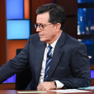 STEPHEN COLBERT'S NECKTIE worn on Ep. #453 of THE LATE SHOW AUTOGRAPHED