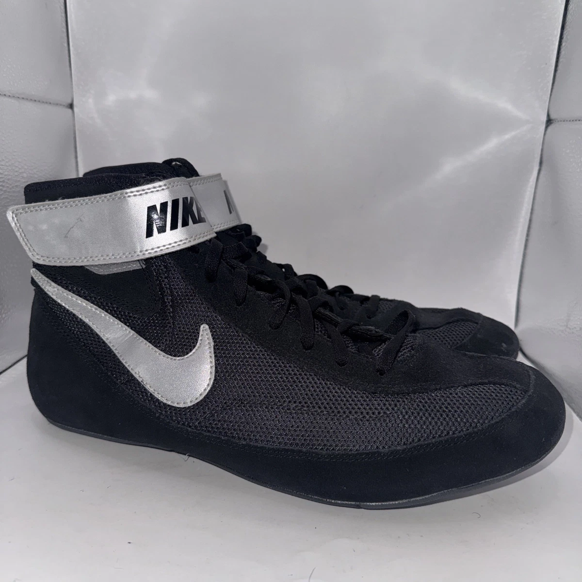 NIKE SPEEDSWEEP VII (BLACK/METALLIC SILVER-ANTHRACITE) size 9 Nike Speedsweep VII, Black/Met Silver – Fighters Inc  main image 4