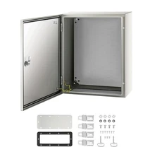 VEVOR Steel Electrical Box Electrical Enclosure Box 20x16x8'' Carbon Steel IP65