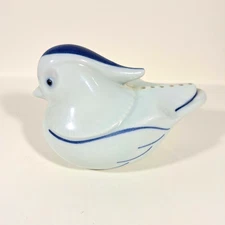 Ben Rickert Fine China Bird Salt Pepper Shaker Single Blue White