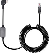 USB C to RJ11 Coiled Radar Detector Power Cable,Compatible with Escort MAX360 MA