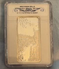 1974 Hamilton Mint The Wisconsin Dells  Silver Art Bar America The Beautiful