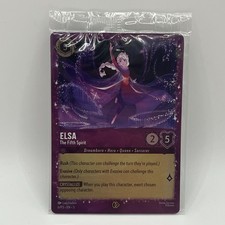Disney Lorcana Promos Elsa The Fifth Spirit 6/P3 Sealed