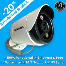   Night Owl C50X 5MP HD White Bullet Security Spotlight Camera CM-C50XL-BU-JF  