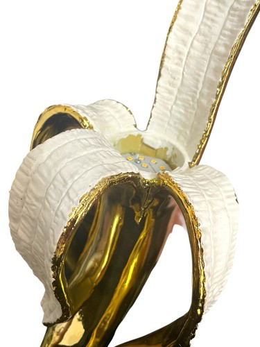 Seletti Phooey Banana Wall Lamp, Gold BRAND NEW £184.00 RRP (have x2) Worth It - Afbeelding 10 van 24