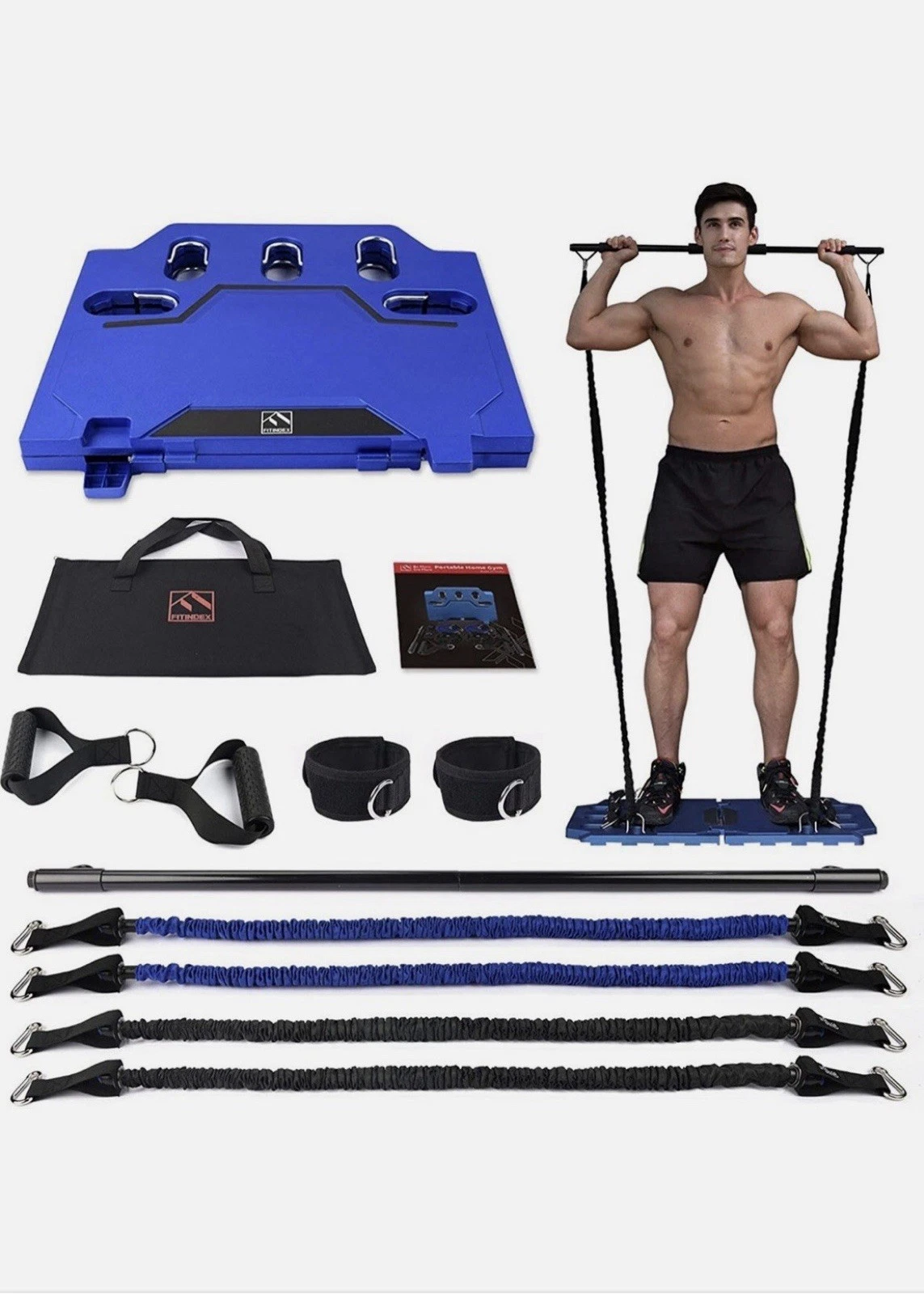 FITINDEX Portable Home Gym *NEW* Full Body Exercise Equipment