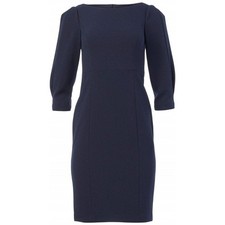 Eliza J navy sheath dress