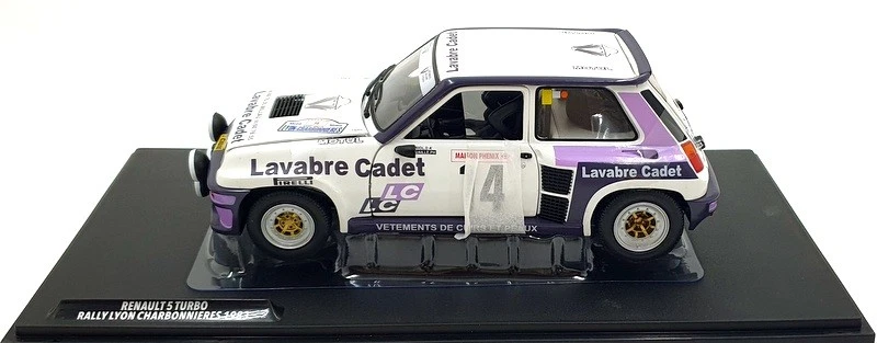 Solido escala 1/18 Diecast S1801313 - Renault 5 Turbo #14 Lyon Charbbonnieres '83 Foto 4 de 4