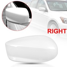Passenger Right Side Mirror Cover Cap White For Honda Accord 2008-2012 Us Model
