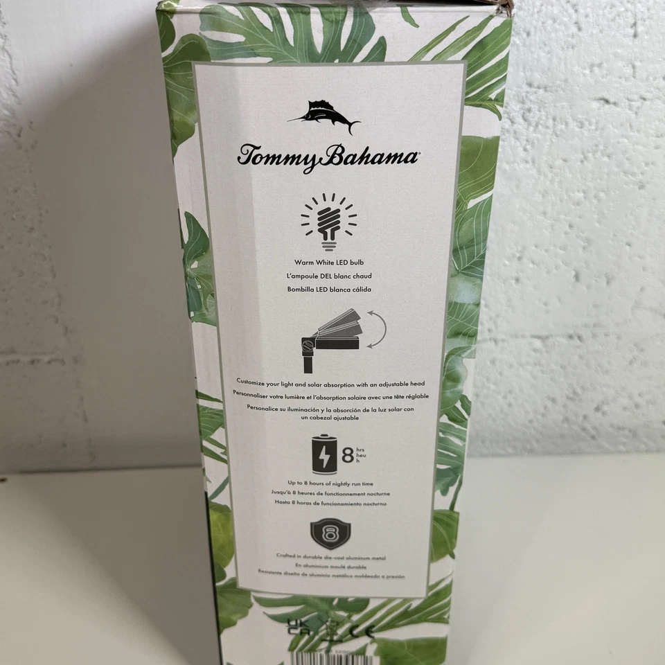 Tommy Bahama Solar LED Path Light (Pack of 6) New, open box - Image 3 of 4