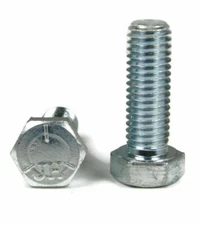 Hex Cap Screws Grade 5 Zinc  7/16"-14 x 1" Midwest Fastener Bolts NEW Qty-100