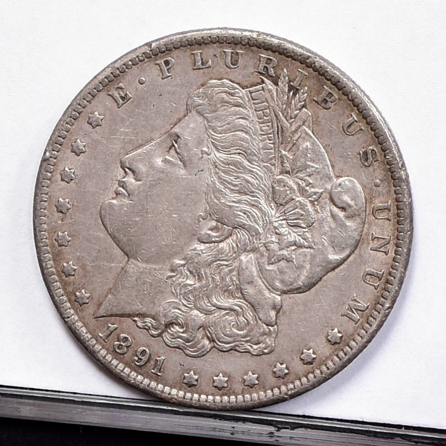 マネークリップ　1ドル　硬貨　1891 アメリカ　one dollar coin 1 dollar 1891 - Morgan Dollar, USA - uCoin.net
