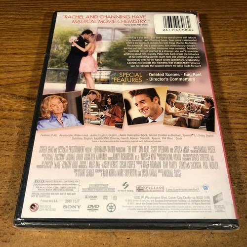 The Vow DVD New / Sealed Channing Tatum Rachel McAdams - Picture 2 of 3