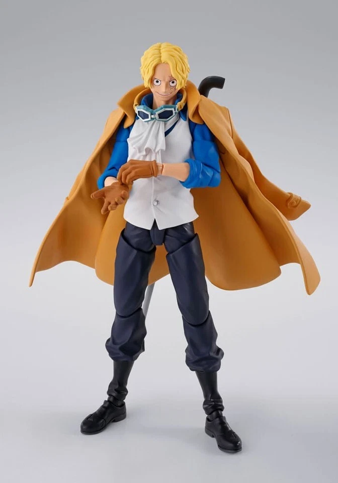 -=] BANDAI - One Piece S.H.Figuarts Action Figure Sabo Revolutionary [=- - Immagine 2 di 4