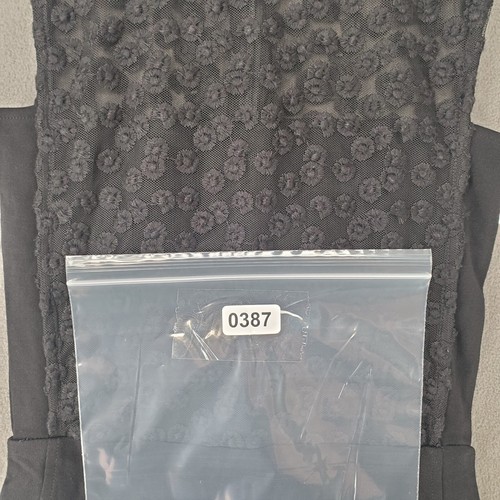 FRENCH CONNECTION Black Lace Dress Sleeveless Womens Size 4 - Picture 17 of 17