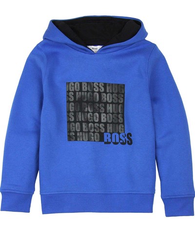 Hugo boss sudadera con capucha niños con impresión, Tamaños 6-16 | eBay