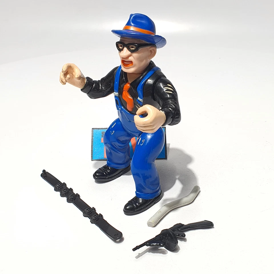 Figura de acción de colección Dick Tracy ITCHY 100% COMPLETA original 1990 Playmates Foto 3 de 4