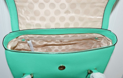 Kate Spade Cedar Street Small Luciana Retro-Style Bright Beryl Bag Green - Picture 6 of 8