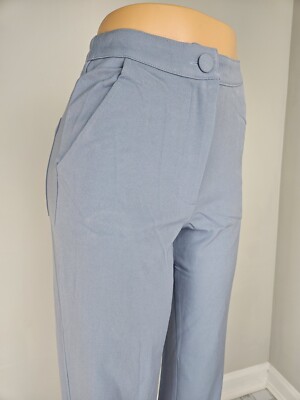 WeWoreWhat Womens Pants 2 Relaxed Wide Leg Twill Suiting | eBay