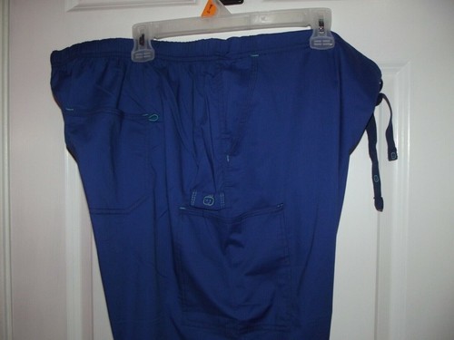 Women's WonderWink Scrub Pants~Boot Cut Leg~Back Elastic Waist~Stretch~Size 3XL - Picture 4 of 4