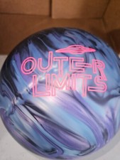  15.4oz/Top 3.1oz/Pin 2-3" New Radical Outer Limits Bowling Ball  1st 15lb
