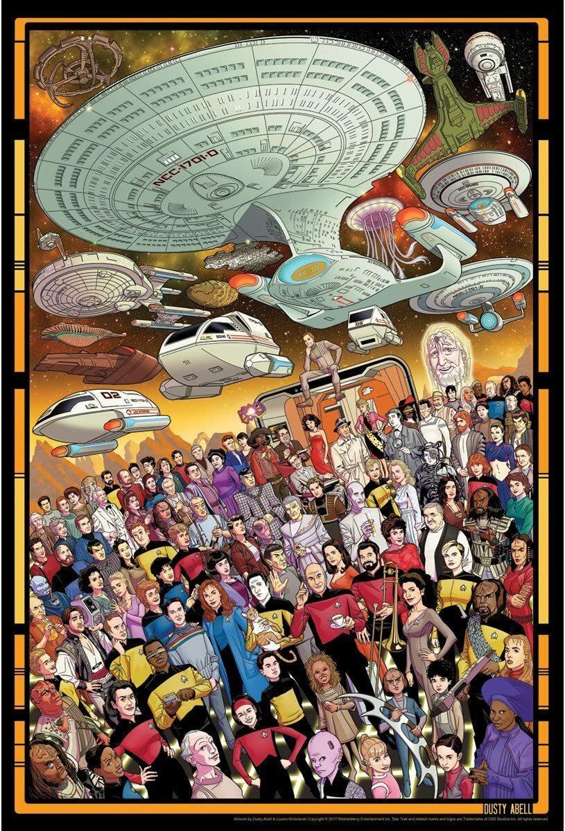 Star Trek: The Next Generation 30th Anniversary Poster Set