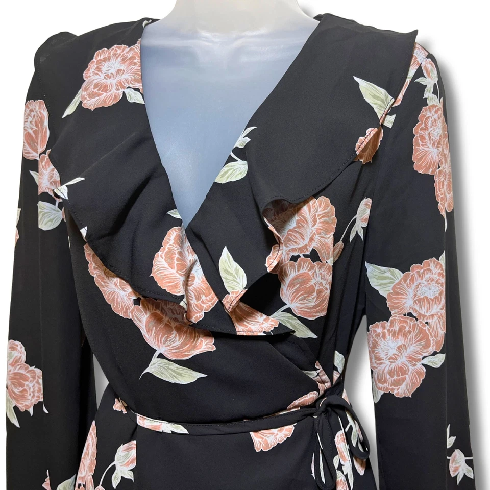 短袖印花褶叠裙 — 第 2/4 张图片