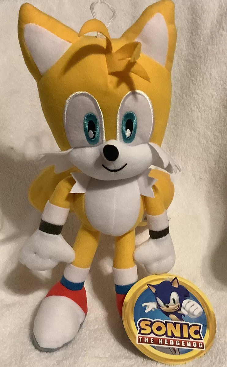 SHADOW Sonic 12 Plush The Hedgehog Stuffed Doll New Tag Authentic