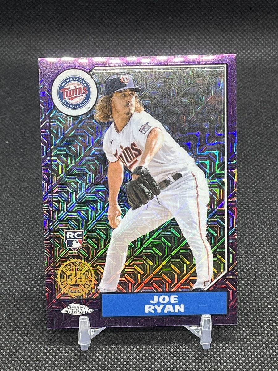 JOE RYAN ⚾️ 2022 Topps Chrome Purple Mojo #T87C2-18 | 26