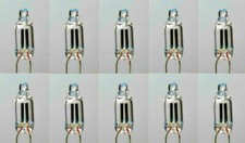 10x Mains Neon Bulbs Indicator Lamp,Glass Neon Indicator - FREE NEXT DAY POSTAGE