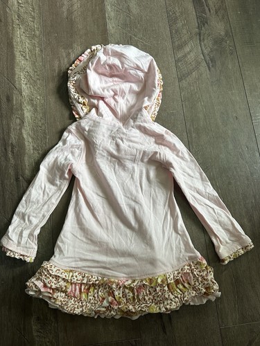 Kate Mack 3T Long Sleeve Hooded Ruffle Dress - Picture 4 of 4