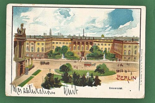01 289 cartolina artista Università di Berlino, Carl Münch (Berlino-Brandeburgo) - Foto 1 di 2