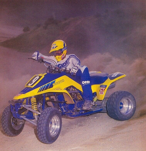 SUZUKI LT500R QUAD RACER, 500 QUADZILLA HEADLIGHT CHROME OUTTER RING, LIGHT RIM - Bild 7 von 8