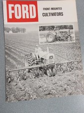 Brochure de vente de cultivateurs montés à l'avant Ford 1964 