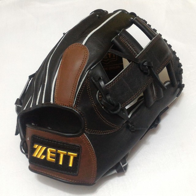 ZETT BPGT5715 12" Black/Coffee RightHanded Thrower Infielder Baseball