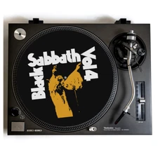 BLACK SABBATH Turntable Slipmat for Vinyl Records 12” DJ Slip Mat heavy metal