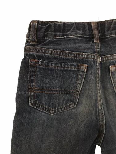 Place Kid's Denim Shorts Unisex Size 5 W22 - Blue - Adjustable Elastic Waist - Picture 4 of 7