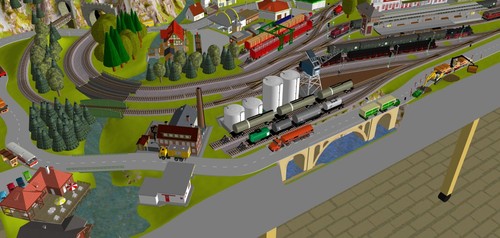 GP-027 Gleisplan (32 Seiten) Langenfels Spur H0 Märklin C-Gleis 340x175 cm - Bild 6 von 16