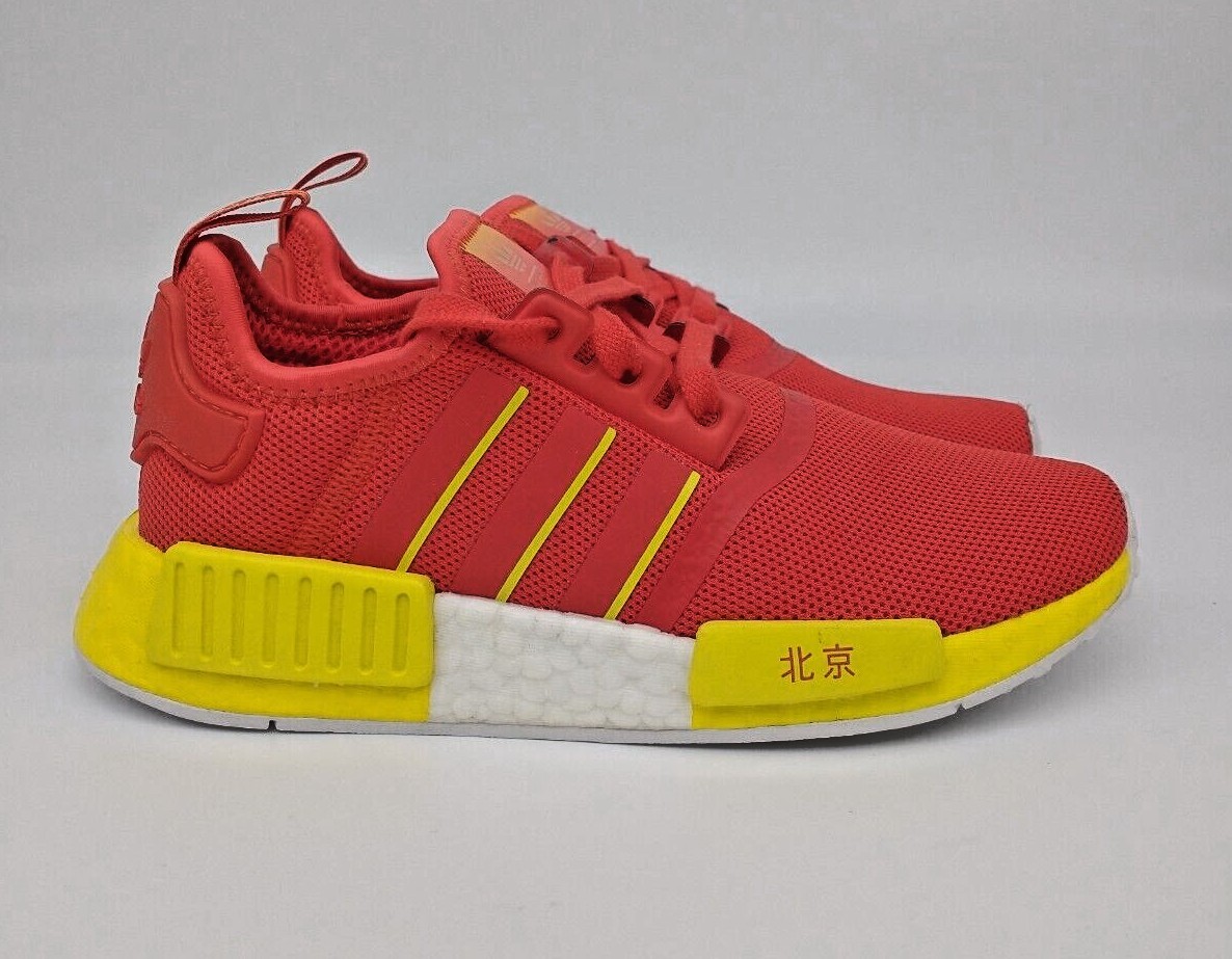 adidas Originals Boys NMD R1 J Red/Yellow Beijing - Youth Size 4.5 - Brand  New! | eBay