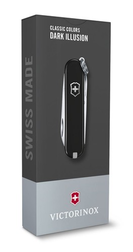 Victorinox Classic SD Dark Illusion personalisiert mit Name 0.6223.3G schwarz - Bild 8 von 8