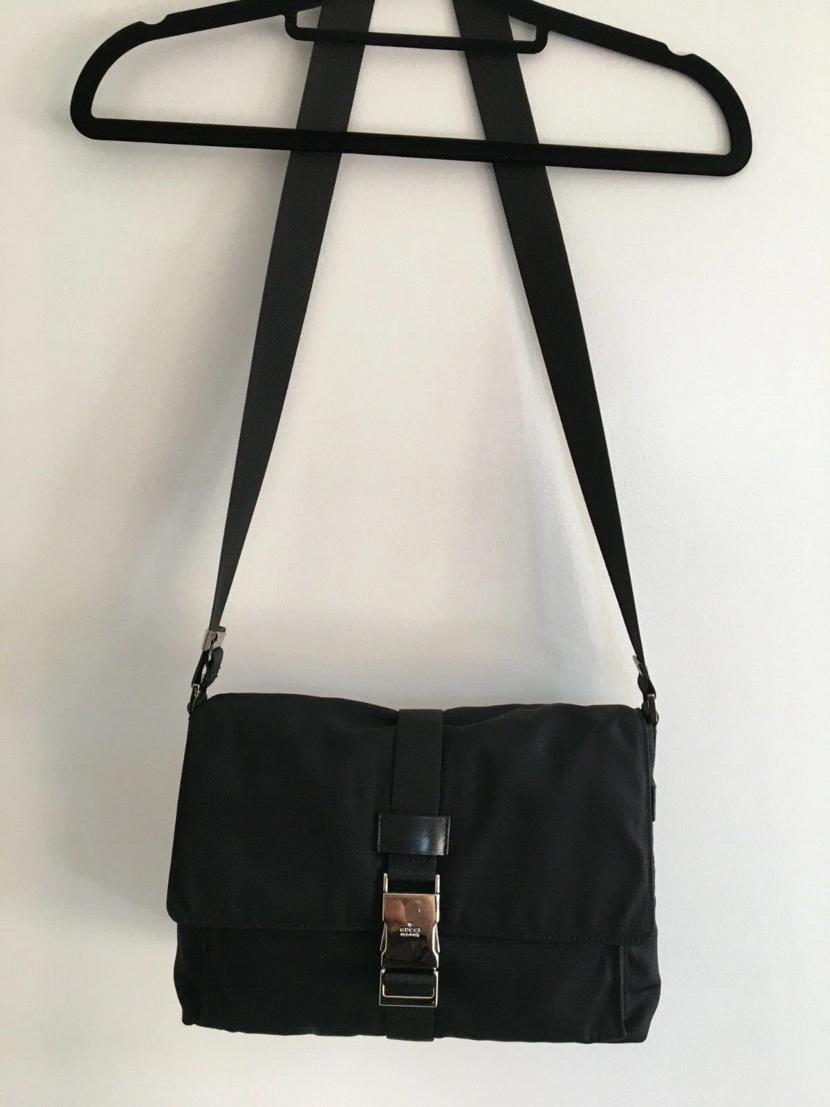 GUCCI Black Canvas Handbag