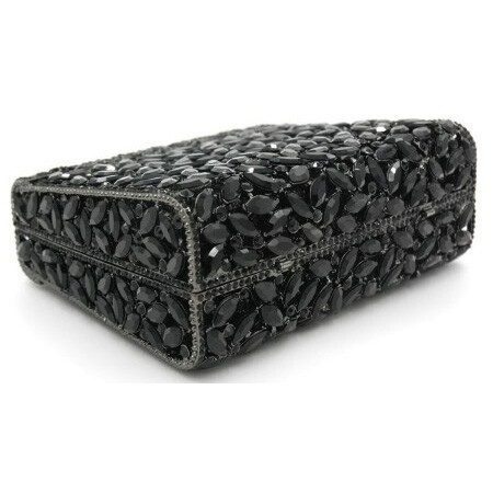 Evening luxury bling crystal clutch purse bag Bridal - Picture 7 of 11