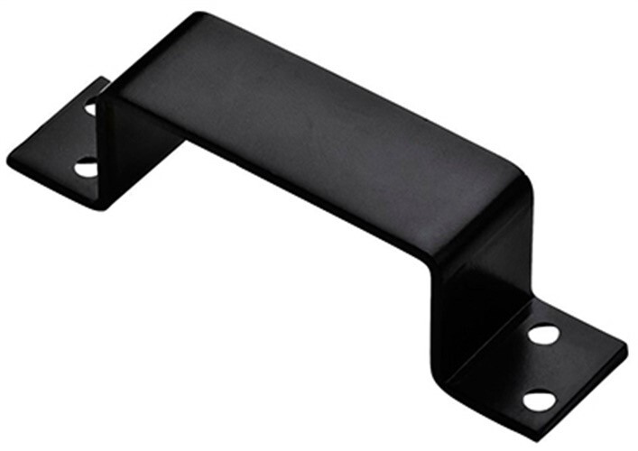 National Hardware N351502 Gloss Black Hot Rolled Steel Closed Bar